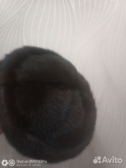 Шапка ушанка норковая женская