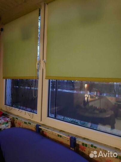 Рулонные шторы ролеты рол 90см х 160см 4шт+2шт 4шт