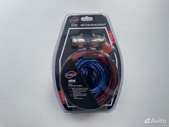 Набор проводов для подключения савбуфера/усилителя