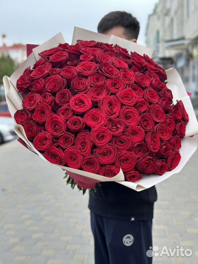 101 роза по акции
