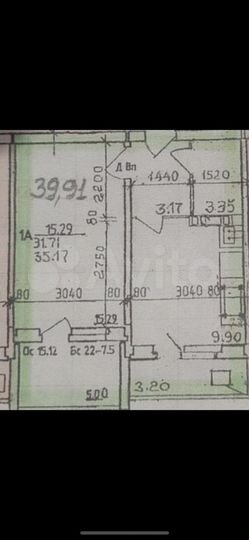 1-к. квартира, 40 м², 8/10 эт.