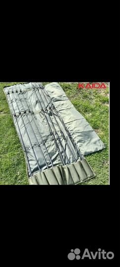 Карповый чехол kaida для двух частных удилищ 210см