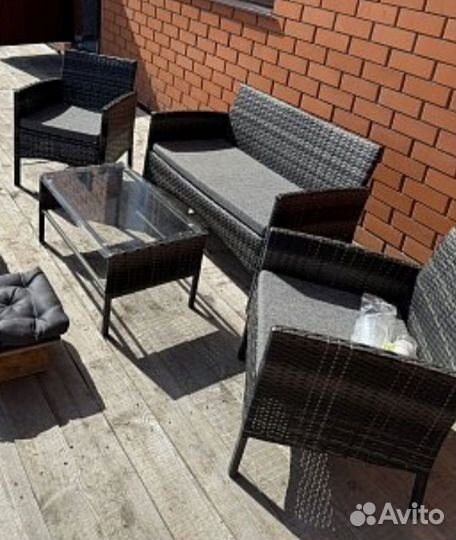Набор мебели из ротанга