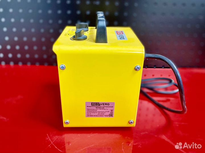 Воздухонагреватель 1.5 кВт redverg RD-EHC1,5S