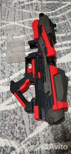 Бластер-автомат на батарейках