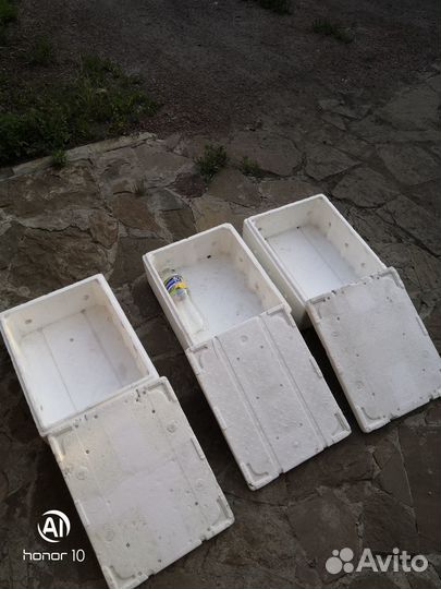 Пенопластовый ящик б/у