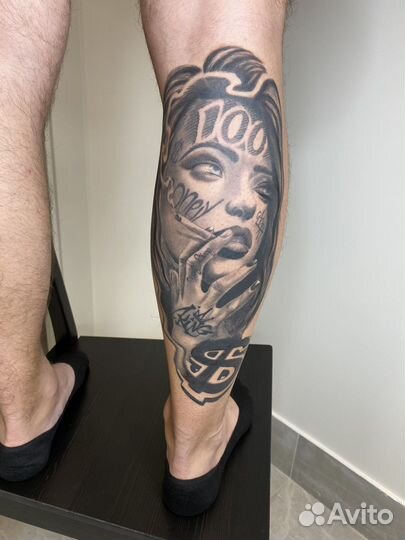 Тату мастер, татуировка