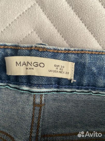 Шорты джинсовые мужские mango
