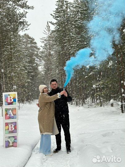 Цветной дым тиффани, заряд 1,75 дюйма, макси, очен