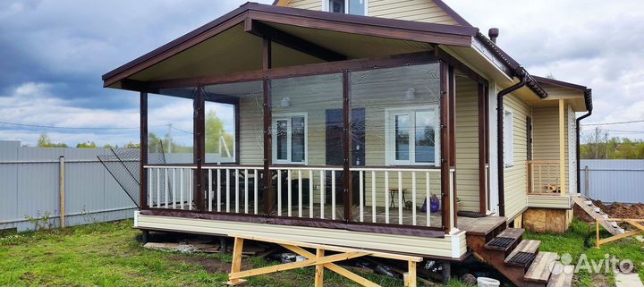 Мягкие окна для беседки, веранды