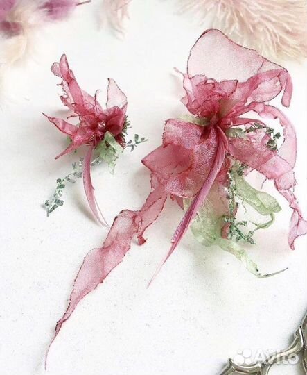 Сережки. Орхидеи. Арт