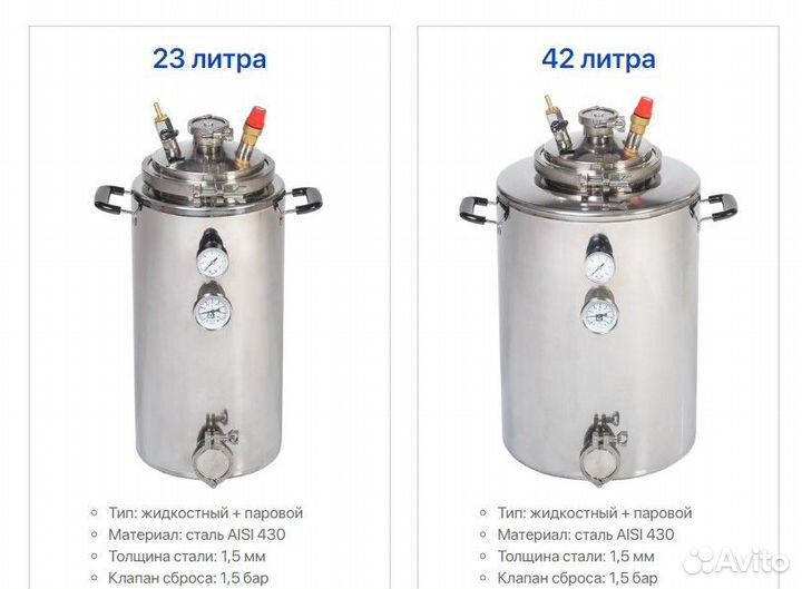 Автоклав Wein 23 л