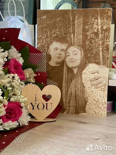 Выжигание портретов, картин на дереве, гравировка