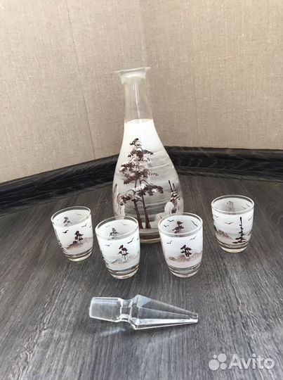 Графин с рюмками СССР