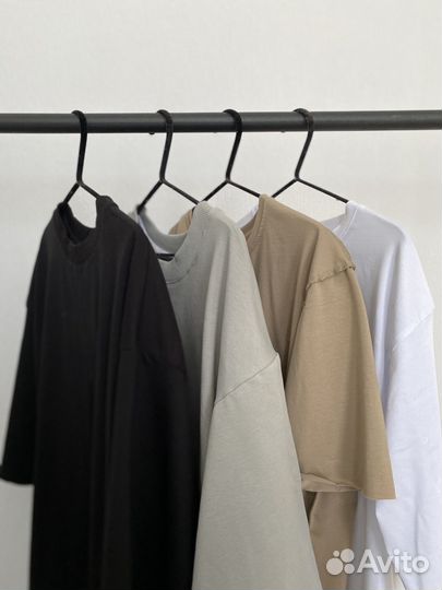 Бланковые футболки плотные оверсайз