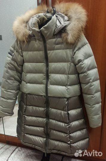 Шикарный пуховик artic goose на девочку 146