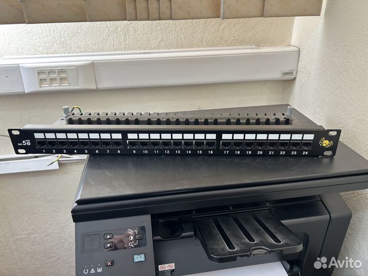 Коммутационная панель / патч-панель 24 порта