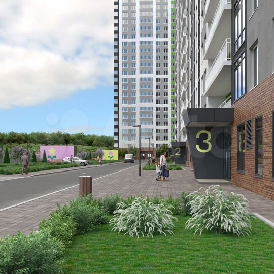 1-к. квартира, 41,1 м², 19/22 эт.