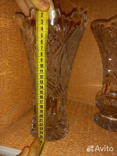 Хрустальные вазы для цветов СССР