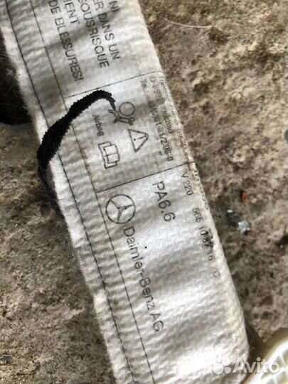 Подушка безопасности шторка w220 mercedes левая