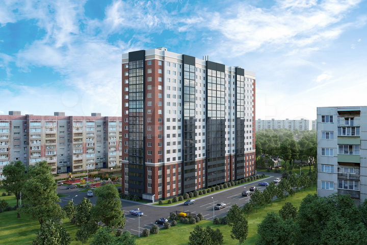 2-к. квартира, 64,4 м², 2/17 эт.