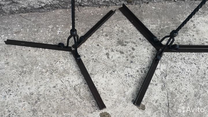 Кованная чугунная подставка для цветов (2 штк)