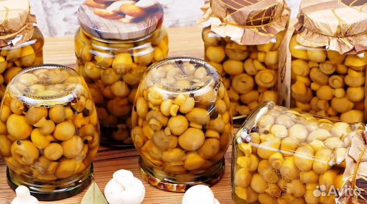 Шампиньоны маринованные