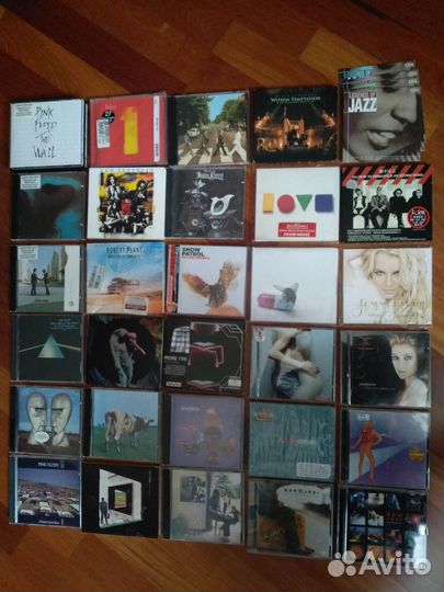 Cd диски Beatles,Pink Floyd,фирмeнные