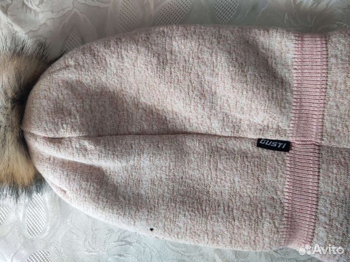 Шапка шлем для девочки 54 зима