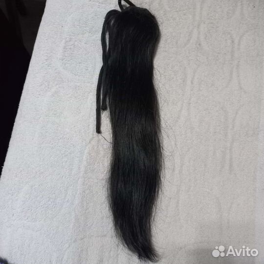 Шиньон из натуральных волос