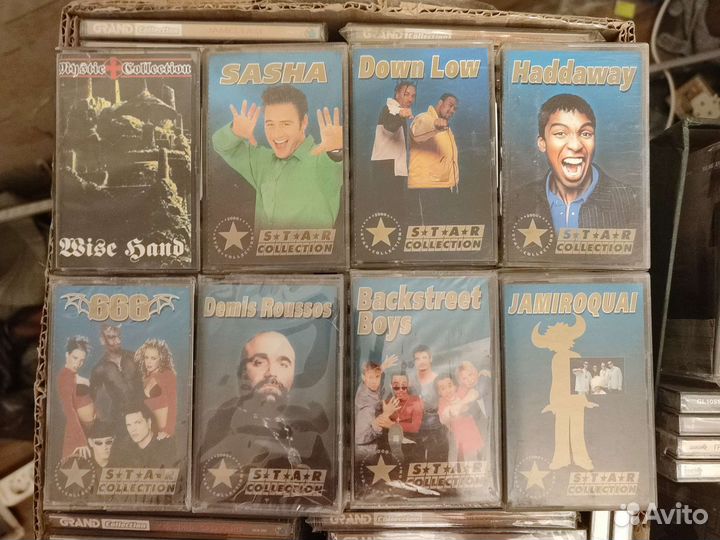 Кассеты рус.рок, рэп, поп. Запечат. обнов. 24.08