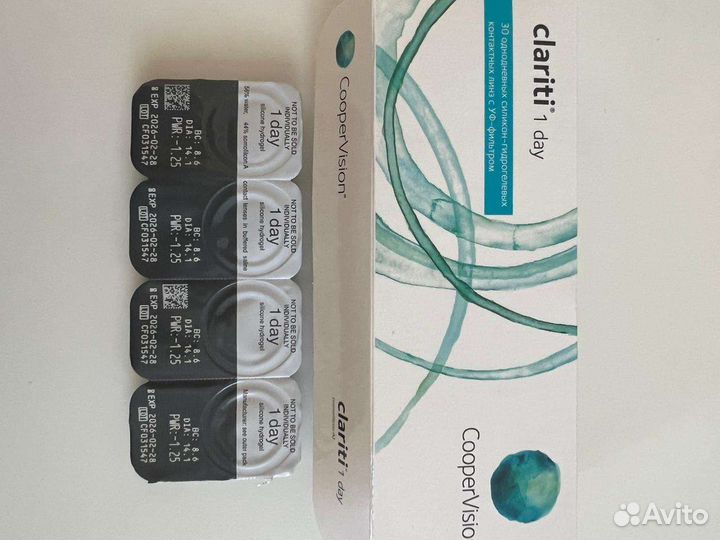 Линзы контактные