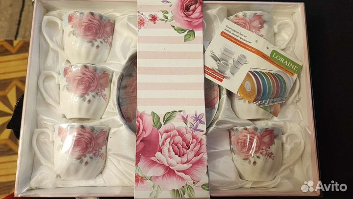 Кофейный сервиз набор 12 предметов