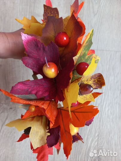 Ободок ручной работы осень