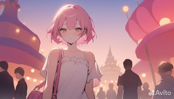 AI Аниме Иллюстрация / AI Портрет