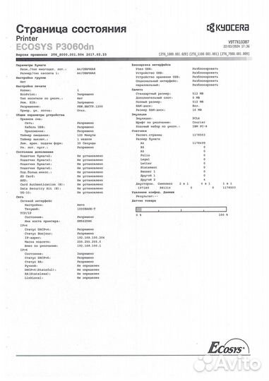 Принтеры Kyocera P3060DN, FS4100DN, P3150DN