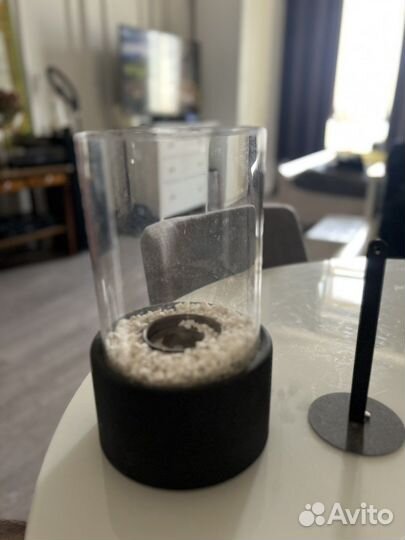 Биокамин настольный с камнями