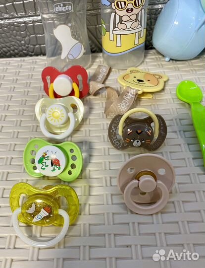 Бутылочки, пустышки, ниблер, прищепка, контейнер