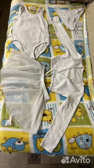 Купальник гимнастический для танцев,юбка,болер,116