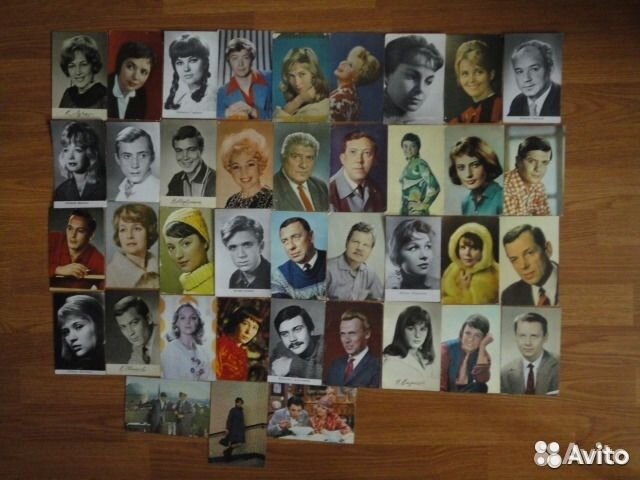 Открытки. Артисты советского кино