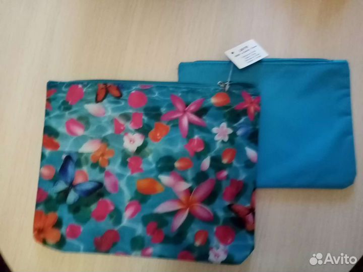 Косметичка 2 шт и пляжная сумка