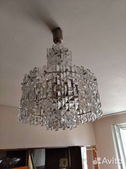 Хрустальная люстра СССР винтаж