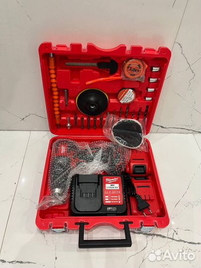 Шуруповерт Milwaukee 36V ударный с двумя АКБ