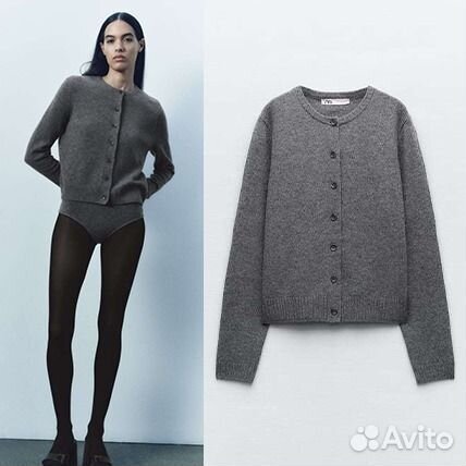 Кардиган Zara шерсть 100%