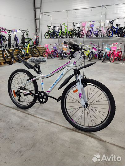 Велосипед горный 24 nameless s4100w белый