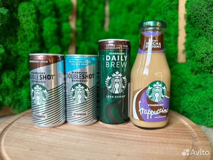 Напитки Starbucks Frappuchino, Doubleshot и другие