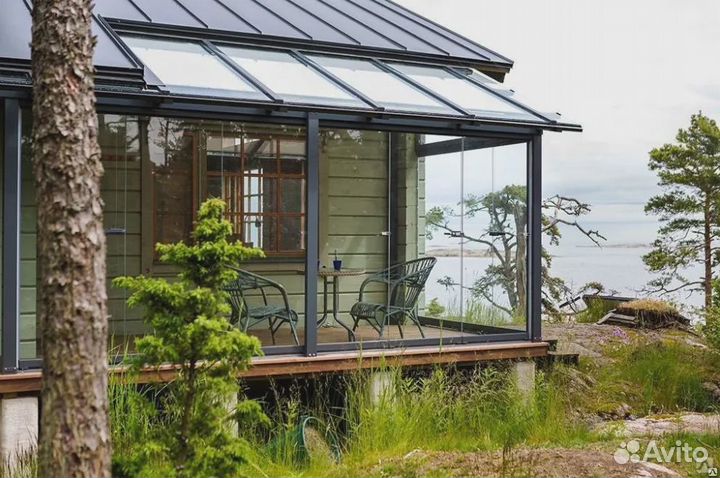 Безрамное остекление