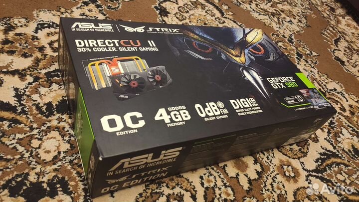 Видеокарта Asus GeForce GTX 980 Strix OC