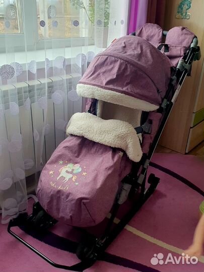 Коляска санки