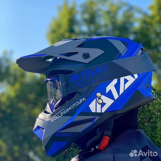 Шлем кроссовый Ataki